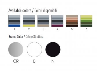 Стул пластиковый полубарный Gaber Colorfive ST 66