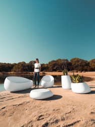 Диван пластиковый Stone Basic