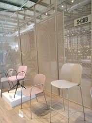 Стул пластиковый барный Scab Design Mentha Go Green тортора