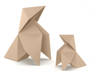 Фигура дизайнерская пластиковая Origami Kotori Basic