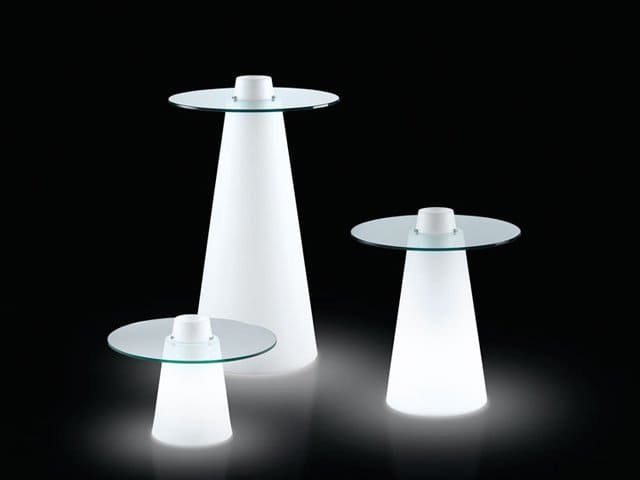 Стол пластиковый барный светящийся Peak Lighting