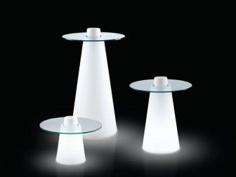 Стол пластиковый барный светящийся Peak Lighting