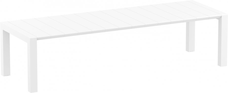 Стол пластиковый раздвижной Vegas Table XL, белый, 2600-3000х1000х750 мм