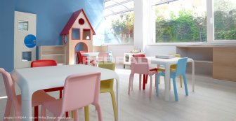 Стул пластиковый детский Snow Junior