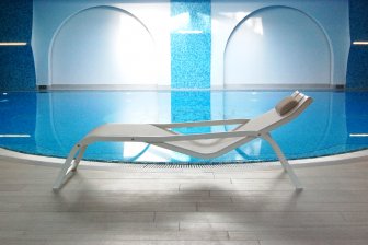 Шезлонг-лежак металлический Wellness