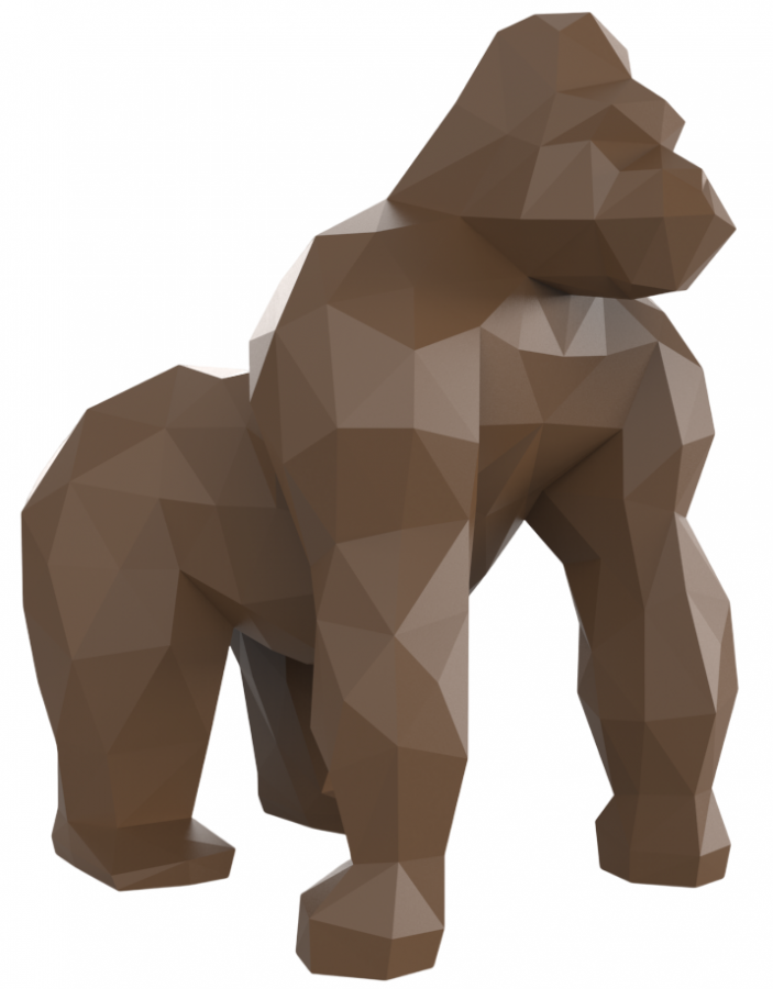 Фигура дизайнерская пластиковая Origami Saru Basic