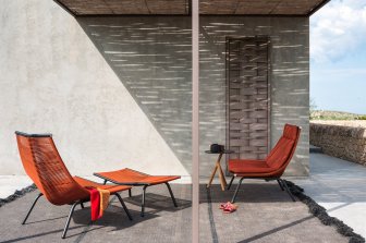 Кресло лаунж плетеное Laze 002