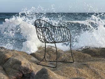 Кресло металлическое Folia
