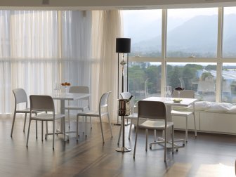 Стул пластиковый Nardi Riva Bistrot белый