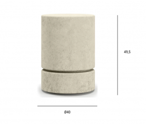 Столик кофейный бетонный Miura Bisque S