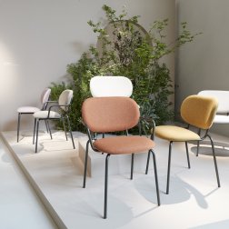 Стул металлический c обивкой Si-Si Bold
