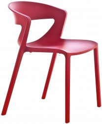 Стул пластиковый Kastel Kicca One красный