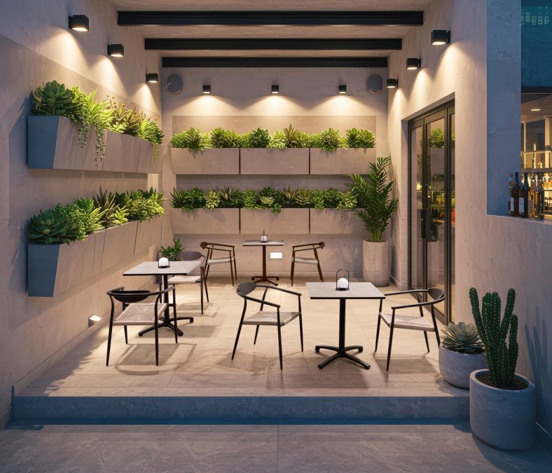 Кресло металлическое плетеное Garden Relax Linares угольный