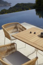 Столешница деревянная квадратная Natural Teak
