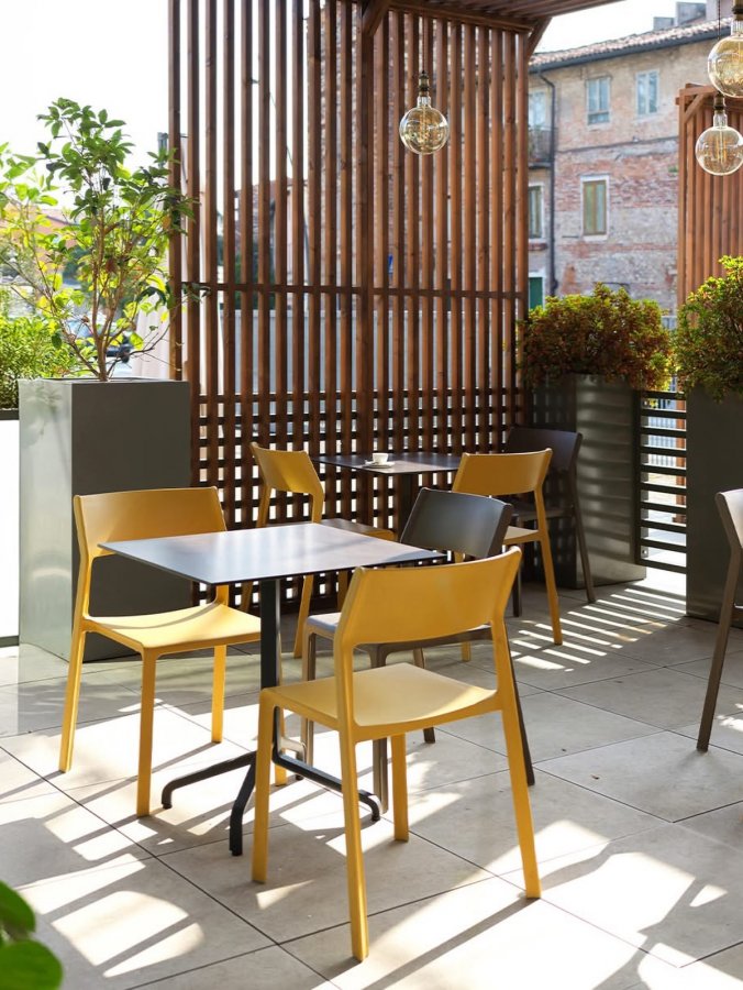 Стул пластиковый Nardi Trill Bistrot табак