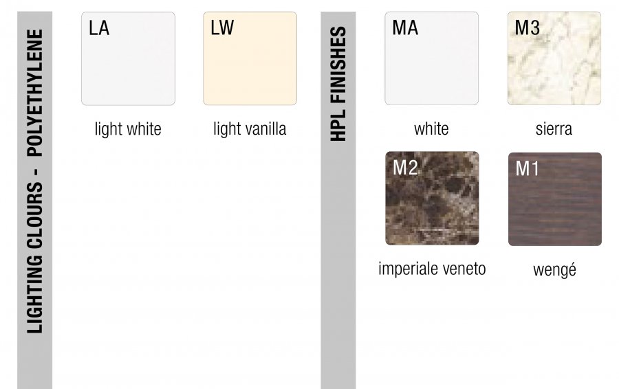 Стойка пластиковая барная светящаяся Cordiale Corner Lighting