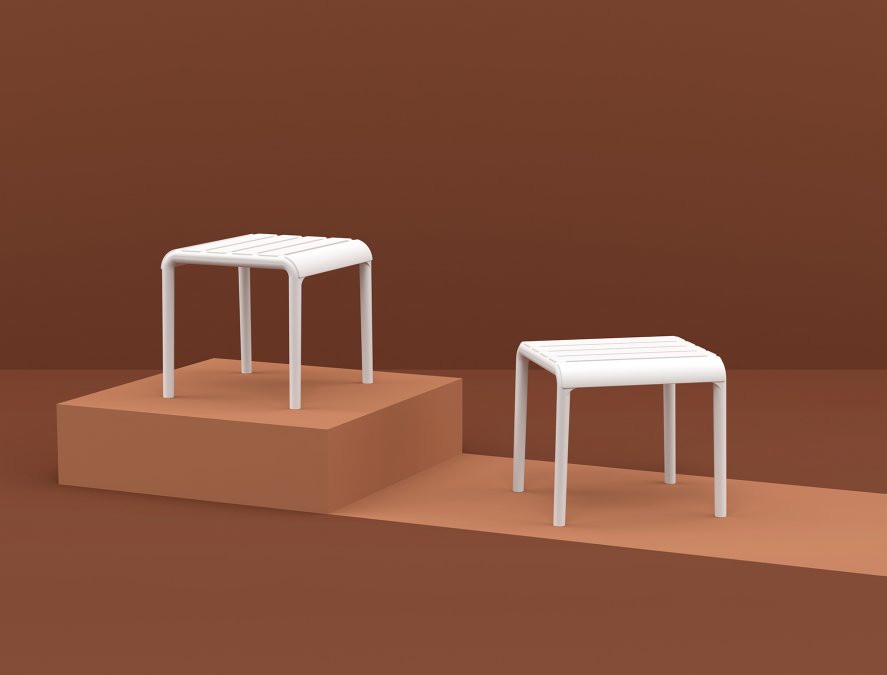 Столик пластиковый журнальный Paris Side Table