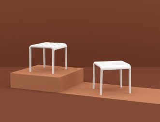 Столик пластиковый журнальный Paris Side Table