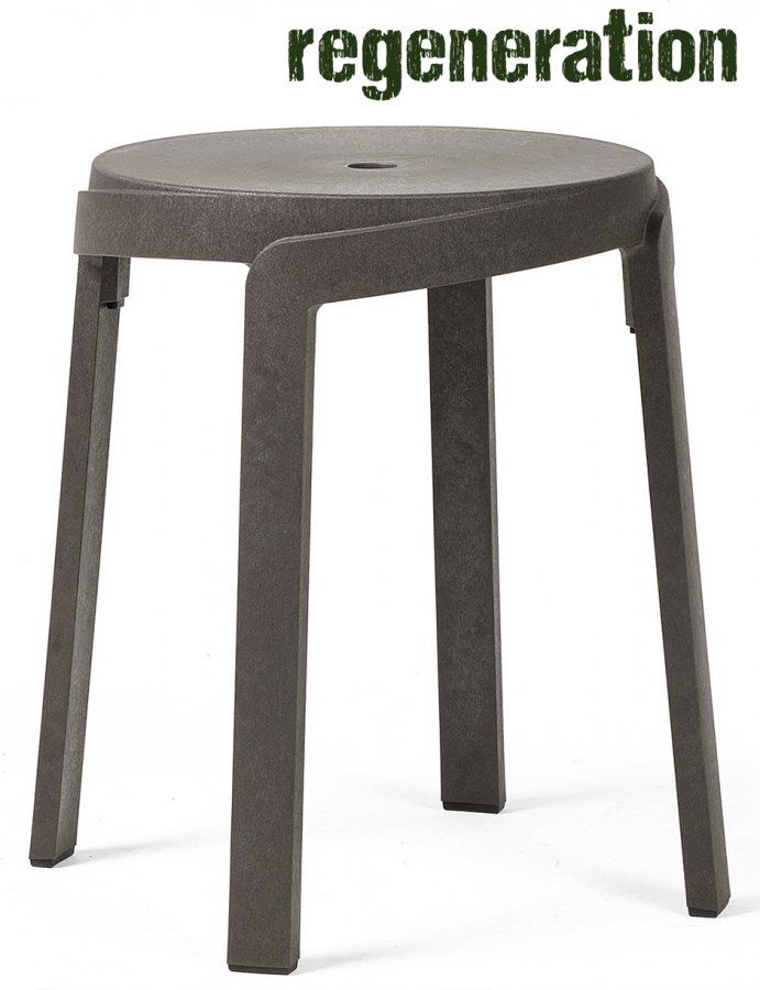 Табурет пластиковый Nardi Stack Mini терра