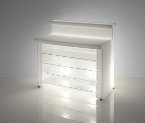 Стойка пластиковая барная светящаяся Break Line Lighting