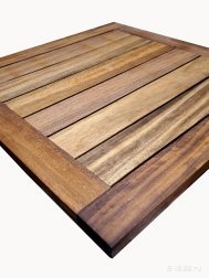 Столешница деревянная квадратная Iroko