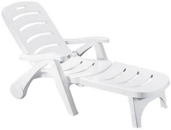 Шезлонг пластиковый Stella Di Mare Folding