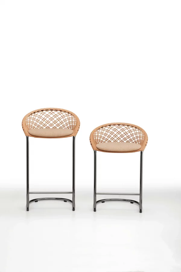 Стул барный плетеный MIDJ Stool P47 H75 M TS_CU