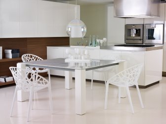 Кресло пластиковое Siesta Contract Crystal белый