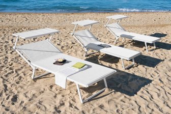 Шезлонг-лежак металлический Maxi Relax