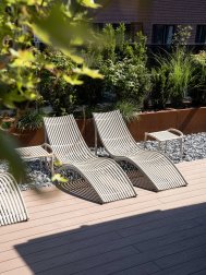 Столик пластиковый для лежака Ibiza Basic