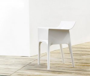 Кресло пластиковое Vondom Hidra Basic белый