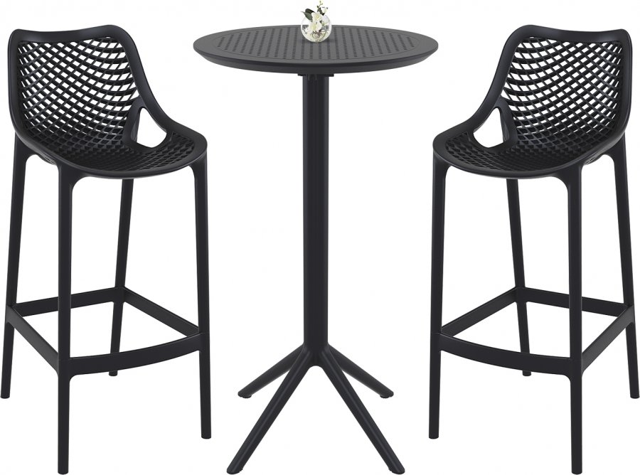 Комплект пластиковой барной мебели Sky Folding Bar 60 Air
