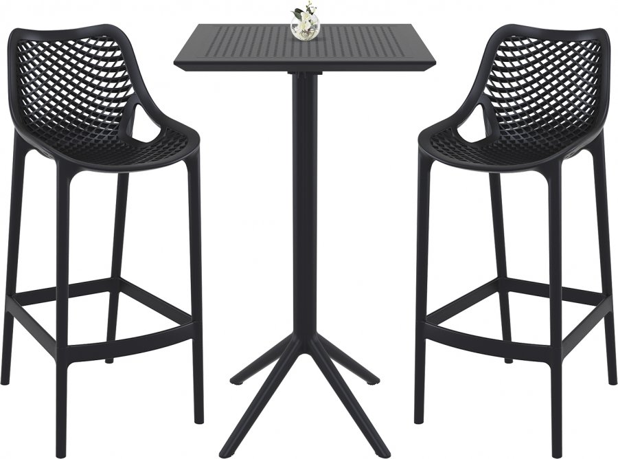Комплект пластиковой барной мебели Sky Folding Bar 60 Air