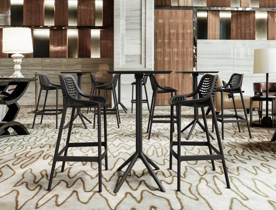 Комплект пластиковой барной мебели Sky Folding Bar 60 Air