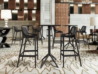 Комплект пластиковой барной мебели Sky Folding Bar 60 Air