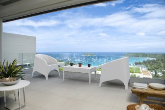 Кресло пластиковое плетеное с подушкой Siesta Contract Aruba белый