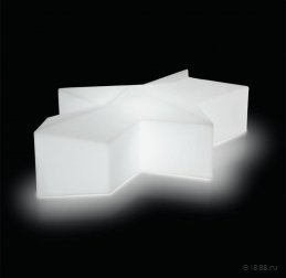 Пуф пластиковый светящийся Glace Lighting IN