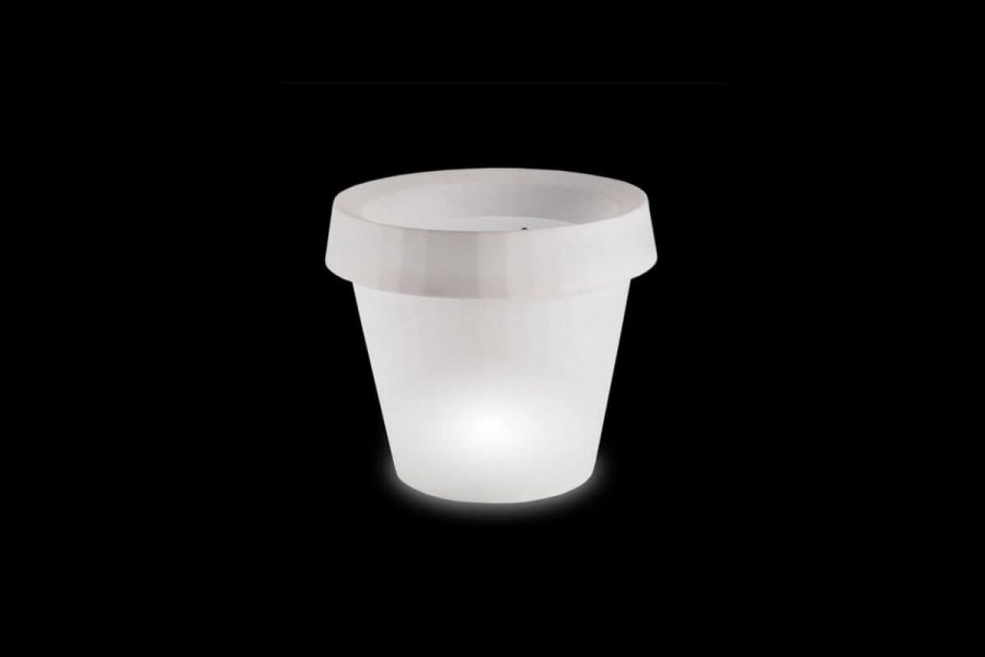 Кашпо пластиковое светящееся Gio Tondo Lighting