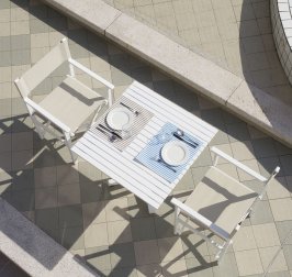 Стол обеденный металлический Aluminium Table
