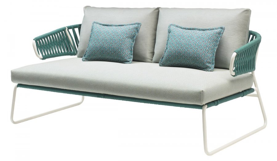 Диван плетеный с подушками Lisa Sofa Filo