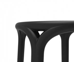 Табурет пластиковый барный Vondom Brooklyn Basic черный