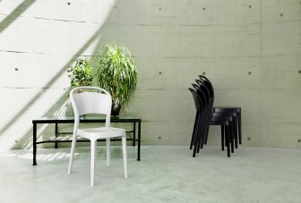 Стул пластиковый Siesta Contract Bo черный
