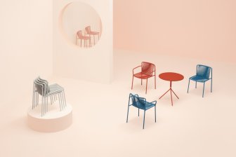 Лаунж-кресло металлическое Tribeca