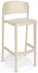 Стул пластиковый барный Gaber Abuela Stool 77 песочный