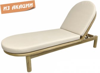 Шезлонг-лежак деревянный с матрасом (не для HoReCa)-thumbs-Фото1