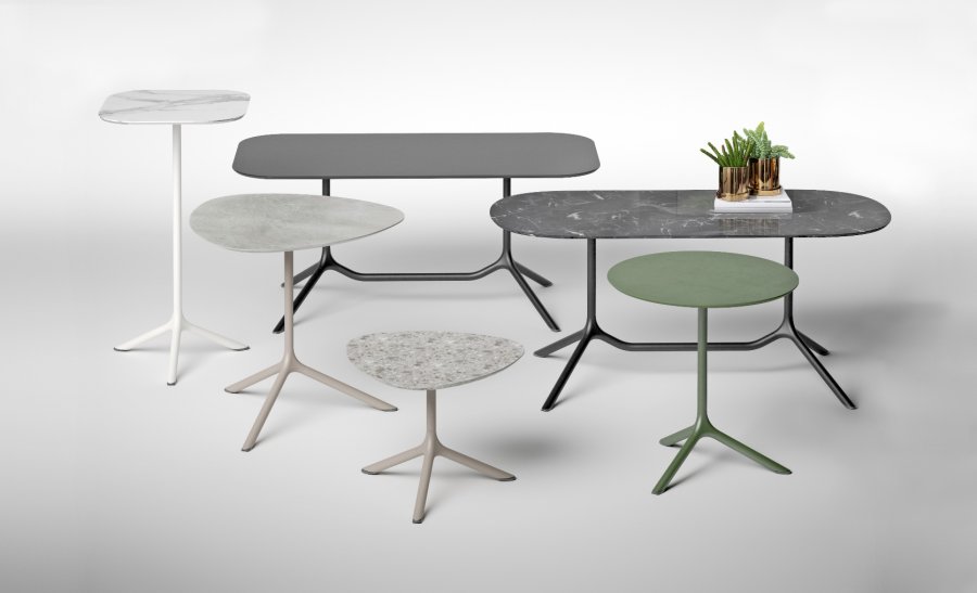 Подстолье металлическое барное двойное складное Tripe Double Folding
