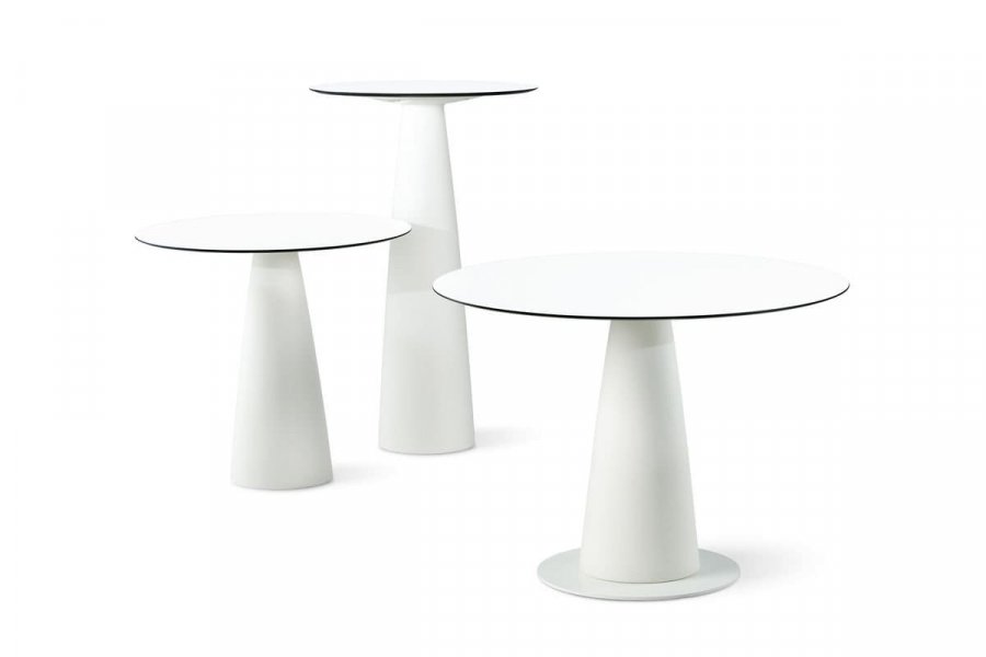 Стол из HPL пластика барный светящийся Hopla Lighting