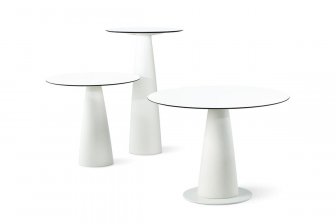 Стол из HPL пластика барный светящийся Hopla Lighting