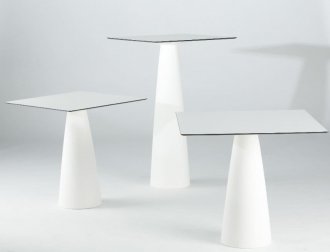 Стол из HPL пластика барный светящийся Hopla Lighting