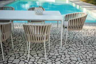 Стол обеденный металлический Bahamas